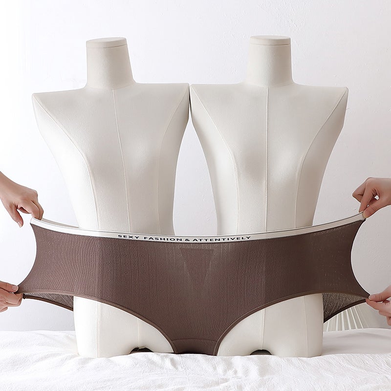 250 Jin Chubby Girl Plus Fertilizer Extra Large Underwear Women'S Breathable Comfortable High Waist Widened Cotton Crotch Breathable Triangle Large Underwear - Image 4